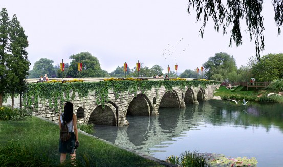 上海歡樂谷橋